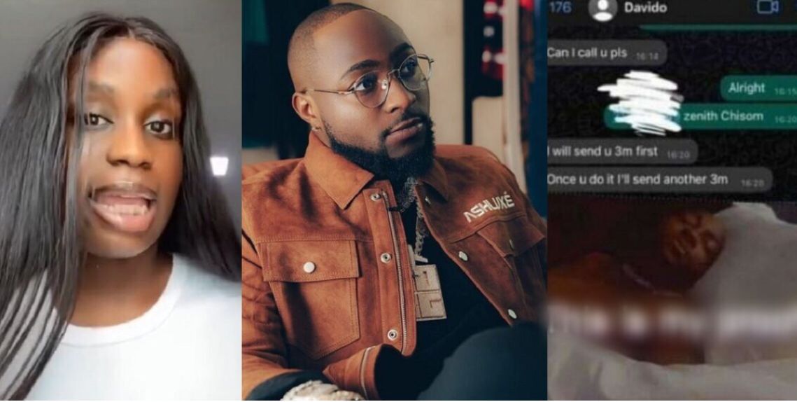 (VIDEO)“Davido impregnated me, offered me N10M to remove it” – Chisom: