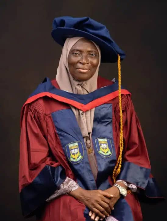 Dr. Mosunmola Kudirat Ariwoola, a 61-year-old woman, attains her PhD