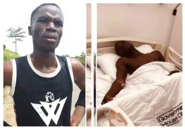 Lagos to PH Run for Guinness World Record Ends in Hospital as Man Sustains Injury: