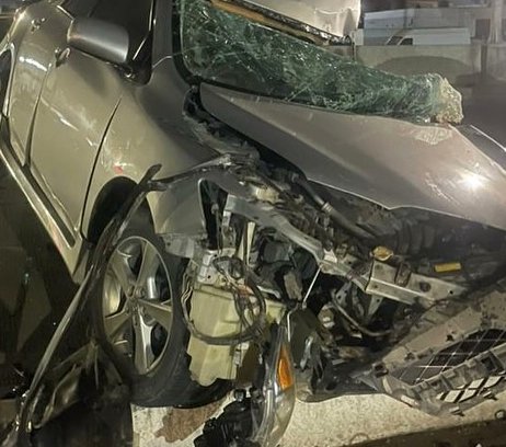 Nollywood Actor Kelechi Udegbe Miraculously Survives Ghastly Car Accident