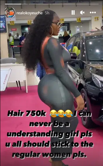 “Broke Guys Stay Away From Me I’m A Gold Digger, My Hair Alone Is N750k” – Actress Uche Okoye shares reason she can never be an understanding girlfriend