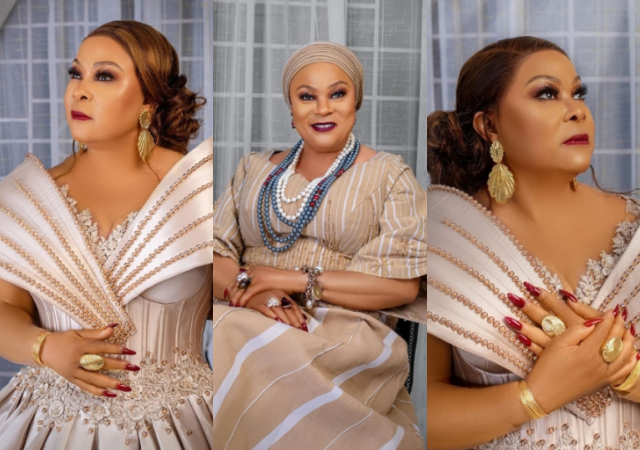 “A king was born” – Veteran Nollywood  actress, Sola Sobowale marks 60th birthday with mind blowing photos