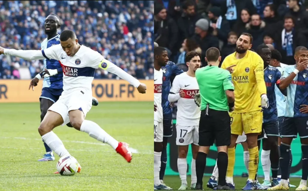 10 Men PSG Players Claims Supremacy Over Le Havre After Goalkeeper Donnarumma’s Red Card