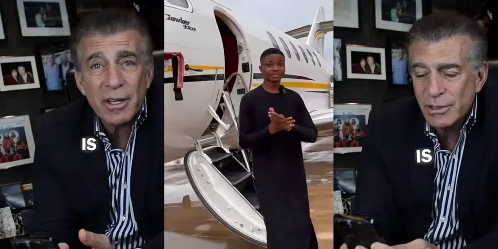 “He shouldn’t be doing this” — Ola of Lagos in the mud as Caucasian man reacts  for inflating Jet price 
