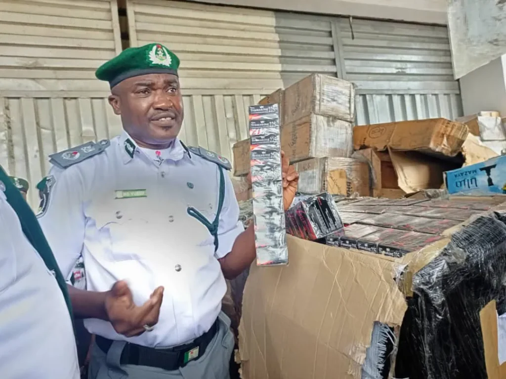 Customs apprehends four notorious robbers, retrieve smuggled police uniforms, other illicit items