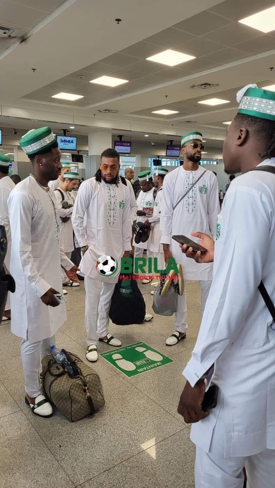 Super Eagles Departs Nigeria For The AFCON 2023 Tournament 