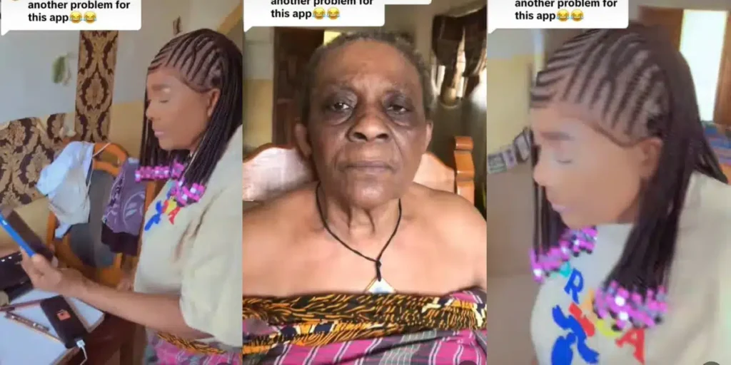 “Gen z grandma, Gen z baddie” – Nigerian man turns his grandma to sweet 16 after makeup