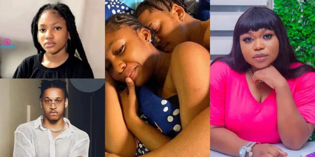 “Na wa oh” – Ruth Kadiri reacts in shock as bedroom scene of child actress Angel Unigwe with Eronini surfaces online