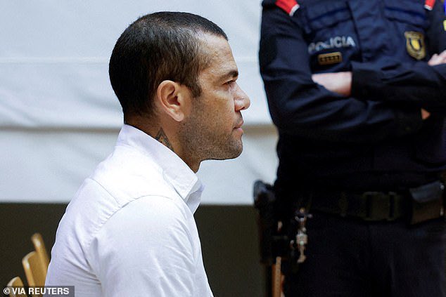 Breaking: Ex Barcelona Defender Dani Alves Sentenced to 4 years and 6 months Imprisonment Over Sexual Assault 