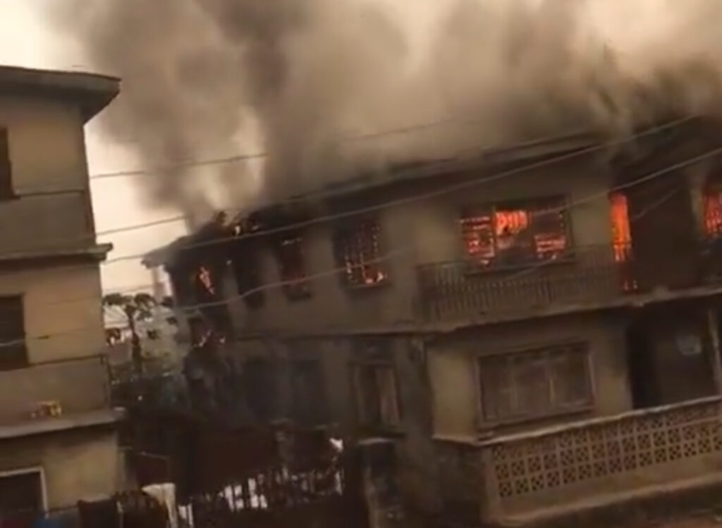 (Video)Just In: Ibadan Again as Gas explosion Render Scores Homeless 