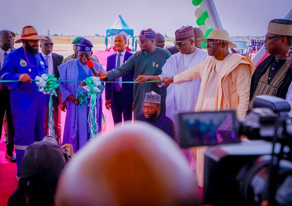 Babajide Sanwo-Olu joins President Bola Tinubu at the launch of the Food Security and Agricultural Mechanisation Programme in Niger State
