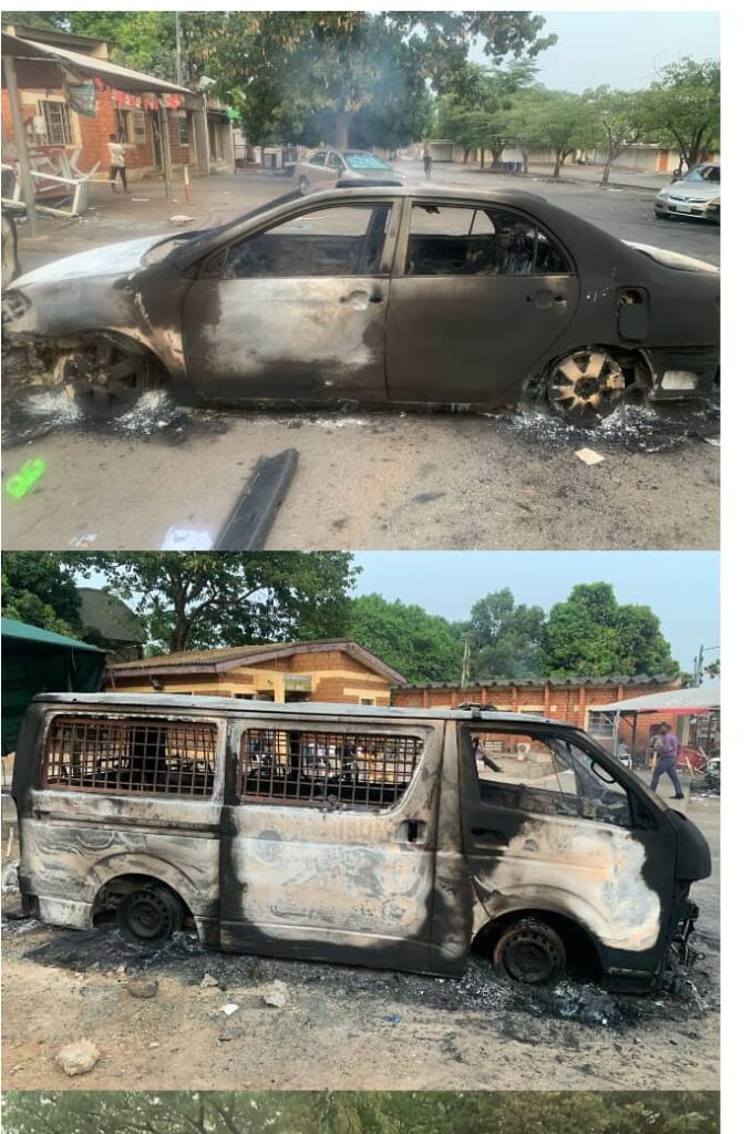 FCT Police command provides an explanation for the fire that broke out in Wuse market