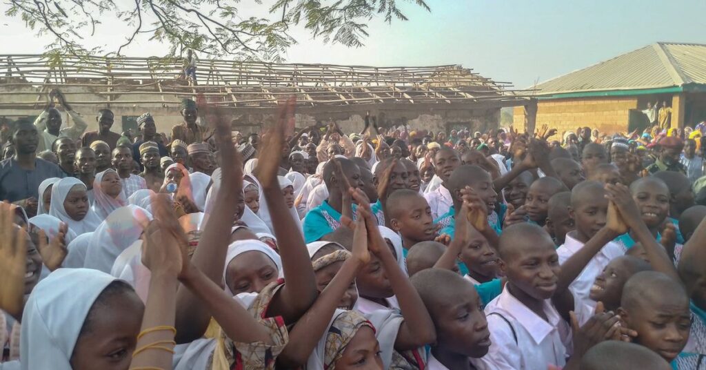 Happiness in the air as villagers welcomes over 100 students and staff who had been abducted in Nigeria's northwest