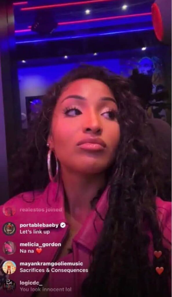 Portable Seeks Collaboration with Shenseea During Live Video, Stirs Reactions