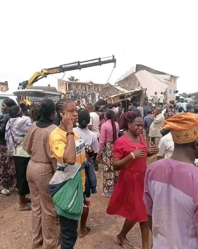 Tragedy Strikes in Jos: School Building Collapses on Students During Exams, Multiple Feared Trapped