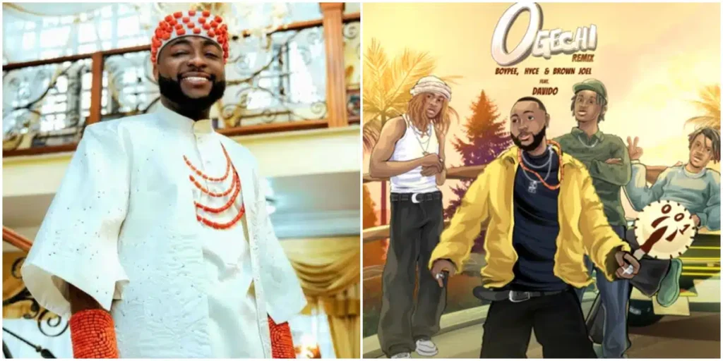 Davido's Wedding Hit 'Ogechi Remix' Removed from YouTube Amidst Copyright Dispute