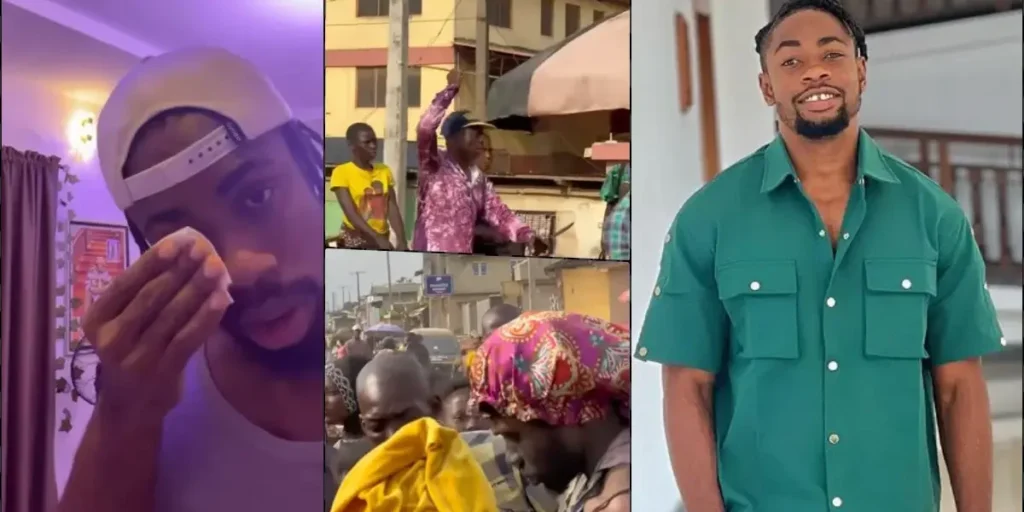 Prank Gone Wrong: Teaser Prank's Terrifying Encounter in Ikorodu Almost Costs Him an Eye